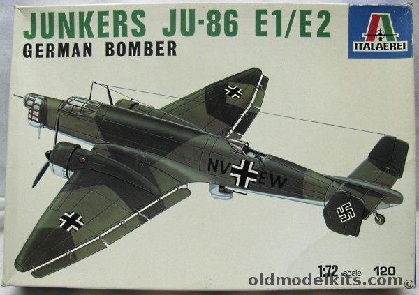 Italaerei 1/72 Junkers Ju-86 E1/E2 - Luftwaffe Neubranchenburg 1940 or Stalingrad 1942, 120 plastic model kit